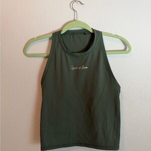 Elegant Forest Green Tank Top by Tiger of Sweden